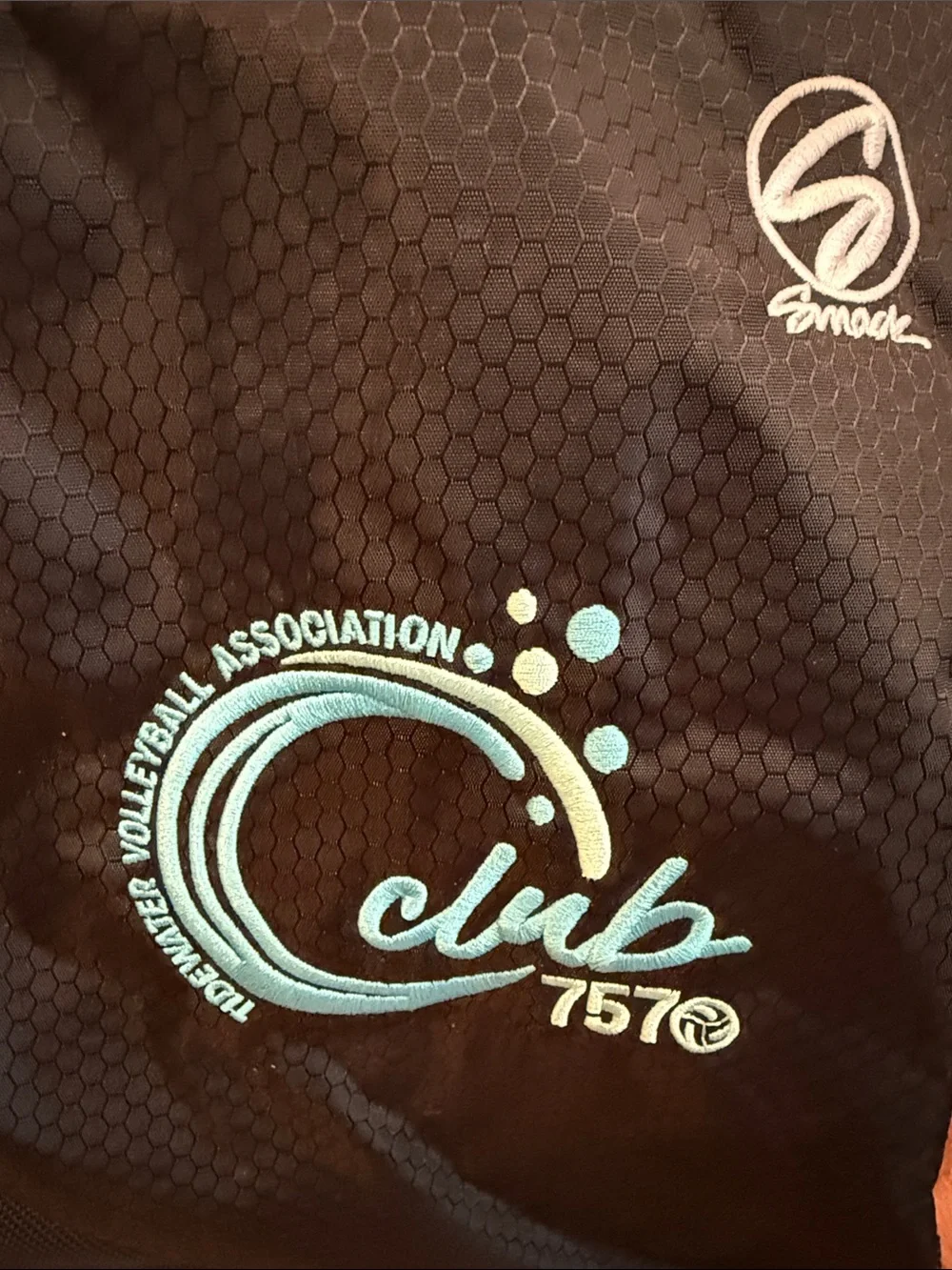 Club 75 Black Women's Backpack with Aqua Logo